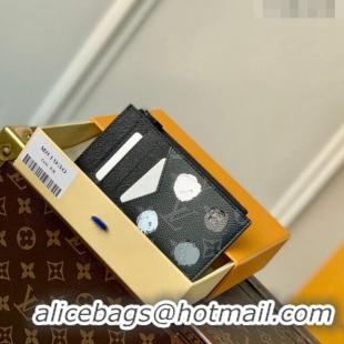 Buy Fashionable Louis Vuitton LVxYK Coin Card Holder Wallet with Painted Dots in Monogram Eclipse Canvas M81930 2023