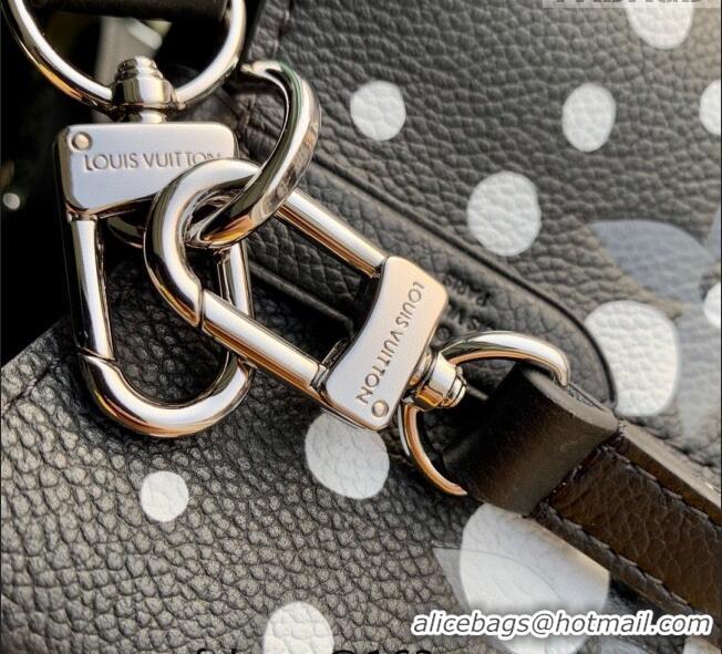 Top Quality Louis Vuitton LVxYK NeoNoe MM Bucket Bag with Dots Print in Monogram Leather M21753 Black/White 2023