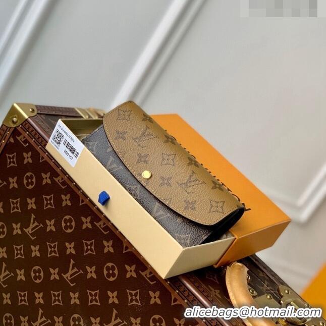 Buy Cheapest Louis Vuitton Emilie Wallet in Monogram/Reverse Canvas M82157 2023