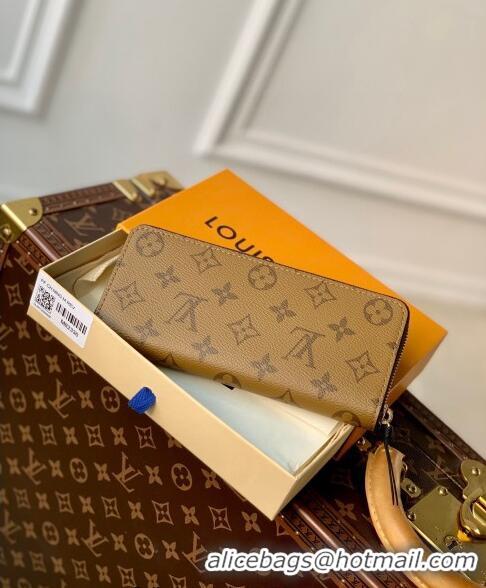 Top Quality Louis Vuitton Clemence Wallet in Monogram/Reverse Canvas M82336 2023