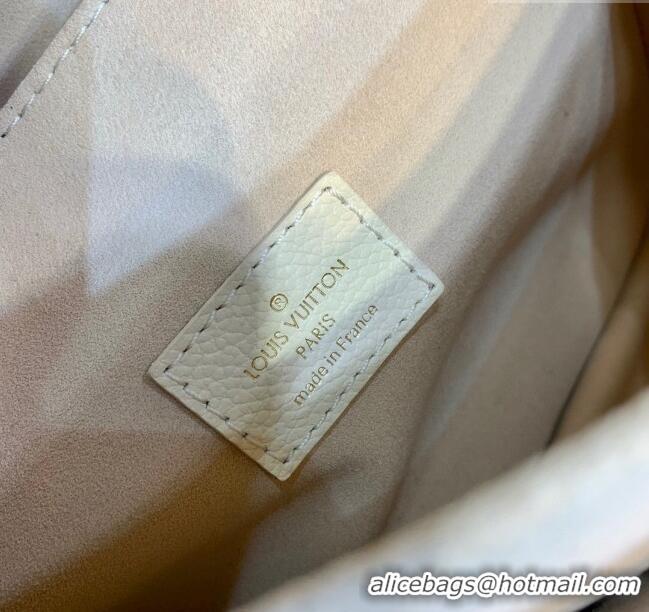 Wholesale Louis Vuitton Pochette Metis Bag in Bicolor Monogram Leather M45773 Cream/Pink 2023