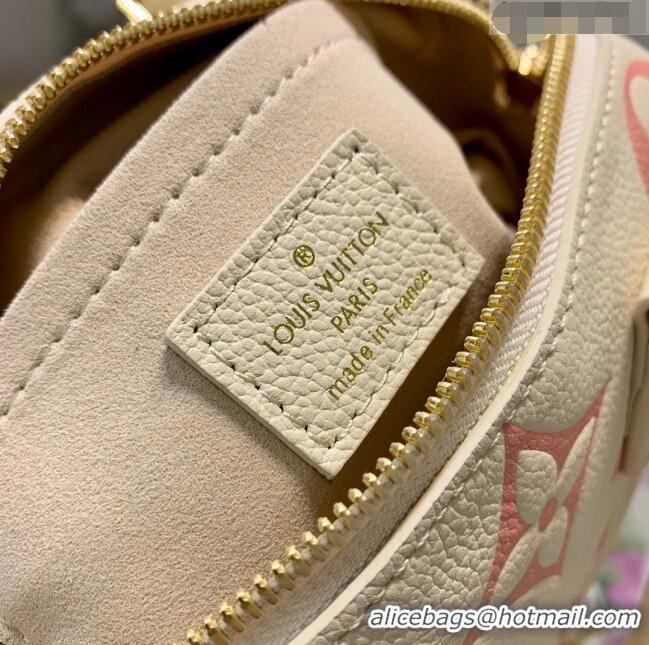 Buy Inexpensive Louis Vuitton Speedy Bandoulière 20 Bag in Bicolor Monogram Leather M46397 Cream/Pink 2023