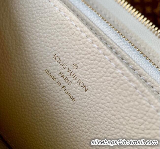 Buy Grade Louis Vuitton Zippy Wallet in Bicolor Monogram Leather M81914 Cream/Pink 2023