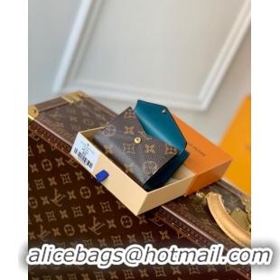 Shop New Louis Vuitton Celeste Wallet in Monogram Canvas M81665 Brown/Blue 2023