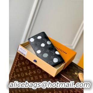 Classic Specials Louis Vuitton LVxYK Wallet in Monogram Canvas with 3D Painted Dots Print M81932 Black 2023