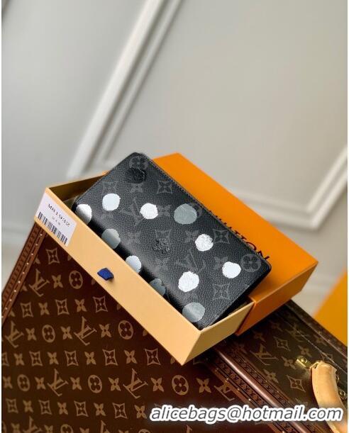 Classic Specials Louis Vuitton LVxYK Wallet in Monogram Canvas with 3D Painted Dots Print M81932 Black 2023