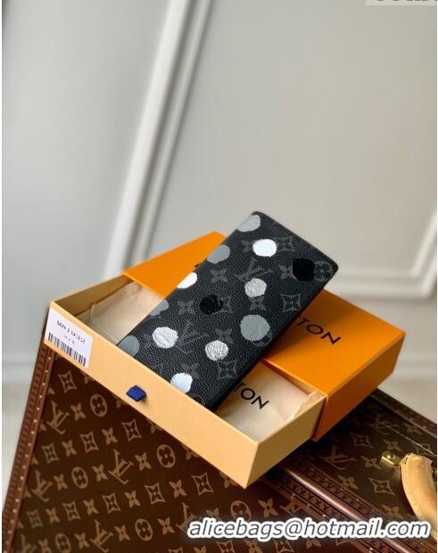 Classic Specials Louis Vuitton LVxYK Wallet in Monogram Canvas with 3D Painted Dots Print M81932 Black 2023