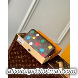 Top Quality Louis Vuitton LVxYK Zippy Wallet in Monogram Canvas with 3D Painted Dots Print M81864 2023