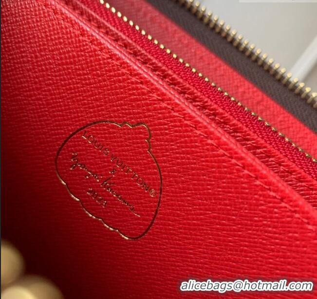 Top Quality Louis Vuitton LVxYK Zippy Wallet in Monogram Canvas with 3D Painted Dots Print M81864 2023