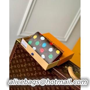 Promotional Louis Vuitton LVxYK Sarah Wallet in Monogram Canvas with 3D Painted Dots Print M81980 2023