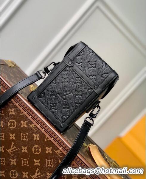 Top Quality Louis Vuitton Vertical Trunk Wearable Wallet in Monogram Leather M82070 Black 2023