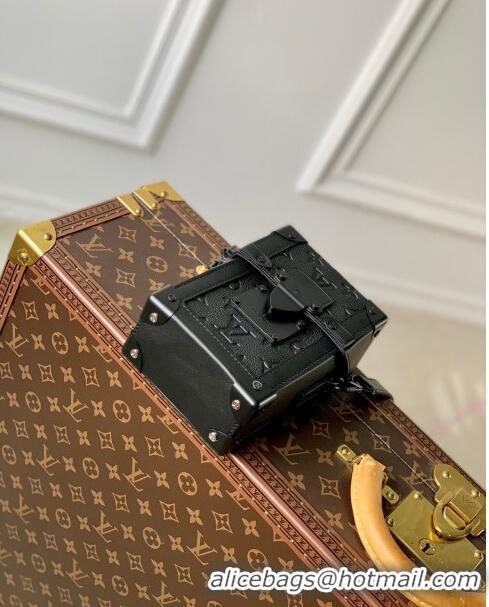 Top Quality Louis Vuitton Vertical Trunk Wearable Wallet in Monogram Leather M82070 Black 2023