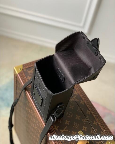 Top Quality Louis Vuitton Vertical Trunk Wearable Wallet in Monogram Leather M82070 Black 2023