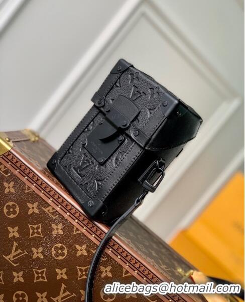 Top Quality Louis Vuitton Vertical Trunk Wearable Wallet in Monogram Leather M82070 Black 2023