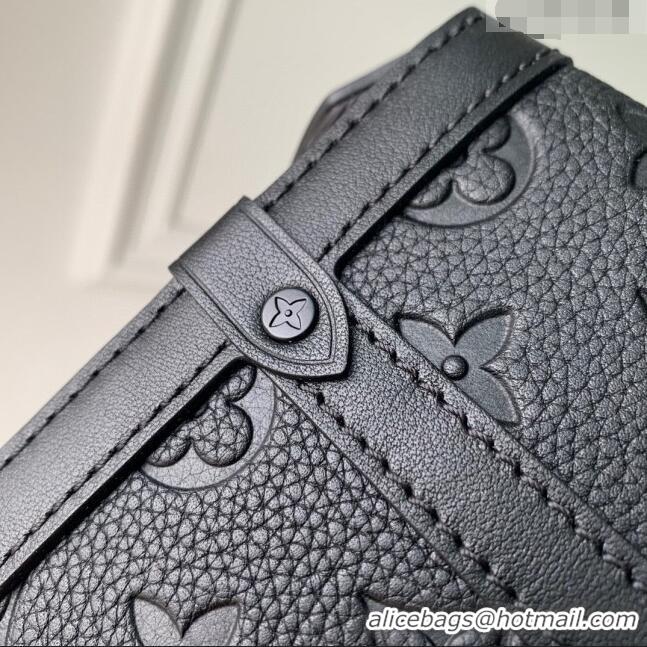 Top Quality Louis Vuitton Vertical Trunk Wearable Wallet in Monogram Leather M82070 Black 2023