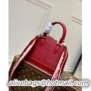 Inexpensive Louis Vuitton Alma BB Bag in Epi Leather M20610 Deep Red 2023