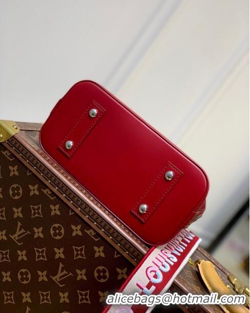 Inexpensive Louis Vuitton Alma BB Bag in Epi Leather M20610 Deep Red 2023