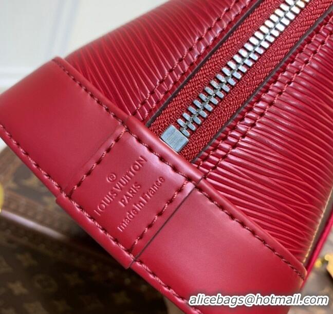 Inexpensive Louis Vuitton Alma BB Bag in Epi Leather M20610 Deep Red 2023