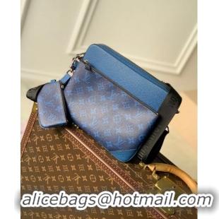 Promotional Louis Vuitton Trio Messenger Bag in Monogram Canvas M69443 Blue 2023