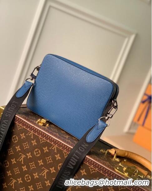 Promotional Louis Vuitton Trio Messenger Bag in Monogram Canvas M69443 Blue 2023