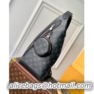 Buy Cheapest Louis Vuitton Duo Sling Bag in Monogram Canvas M30936 Black 2023