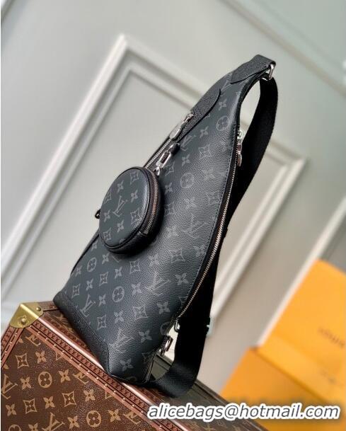 Buy Cheapest Louis Vuitton Duo Sling Bag in Monogram Canvas M30936 Black 2023