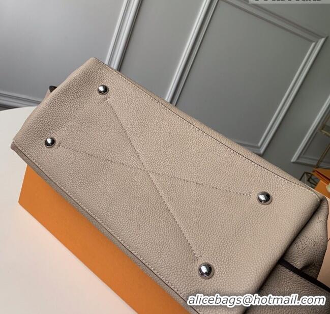 Super Quality Louis Vuitton Carmel Hobo Bag in Mahina Perforated Calfskin M53188 Grey 2023