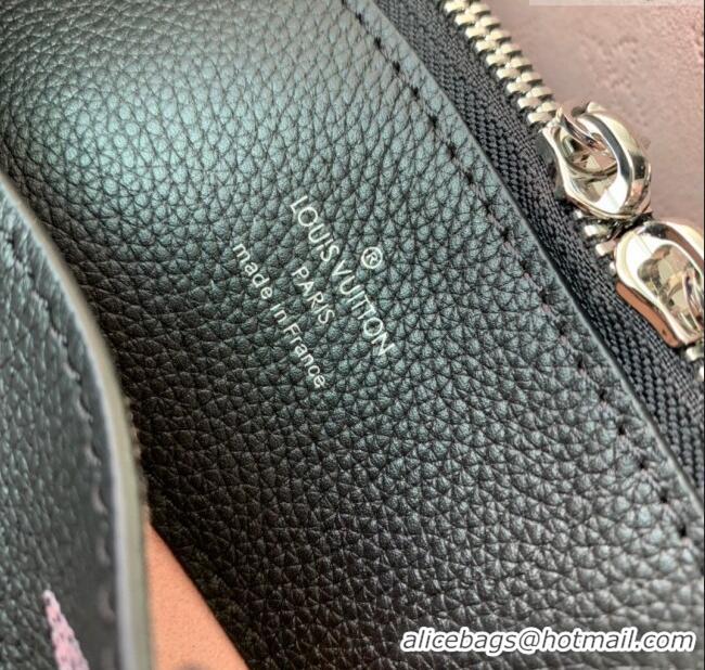 Top Quality Louis Vuitton Bella Tote Bag in Mahina Perforated Calfskin M21107 Black 2022