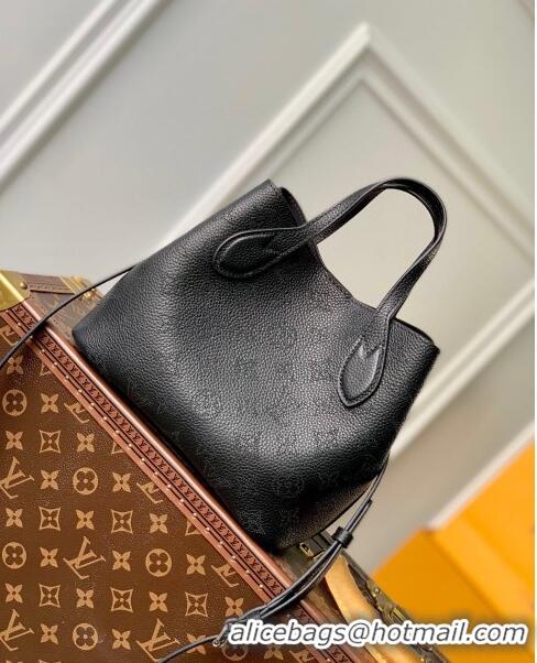 Promotional Louis Vuitton Blossom PM Tote Bag in Mahina Perforated Calfskin M21848 Black 2023