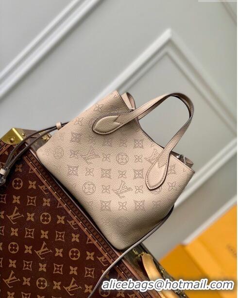 Good Product Louis Vuitton Blossom PM Tote Bag in Mahina Perforated Calfskin M21849 Grey 2023