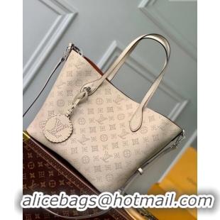 Good Product Louis Vuitton Blossom MM Tote Bag in Mahina Perforated Calfskin M21852 Beige 2023