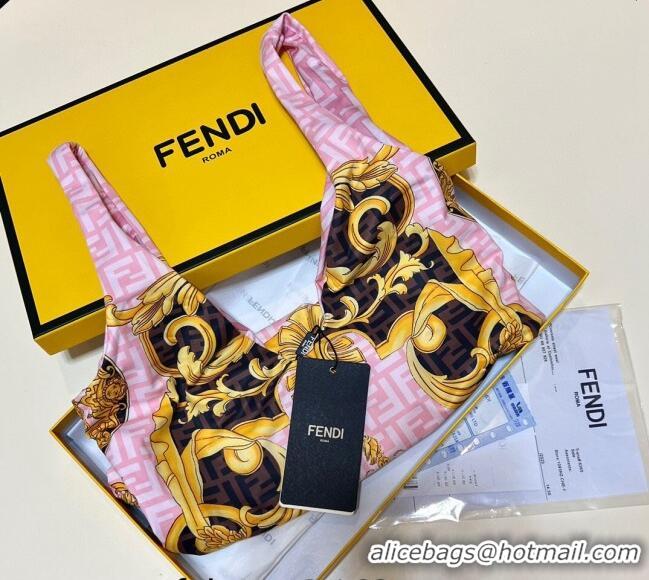 Pretty Style Versace x Fendi Fendace Swimwear 0307 Pink 2023