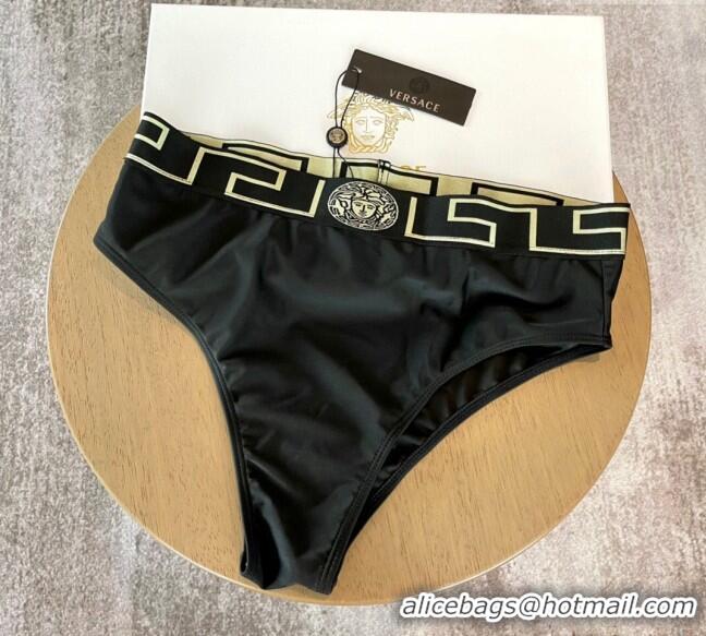 Buy Cheapest Versace Two Pieces Swimwear 0311 Black 2023