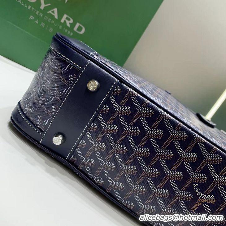 Best Price Cheap Goyard Ambassade Bag Large Briefcase G2389 Navy Blue