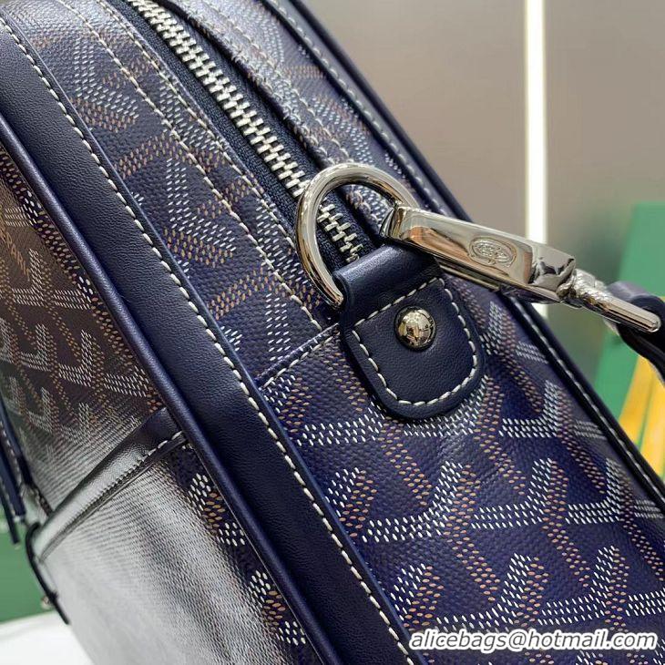 Best Price Cheap Goyard Ambassade Bag Large Briefcase G2389 Navy Blue