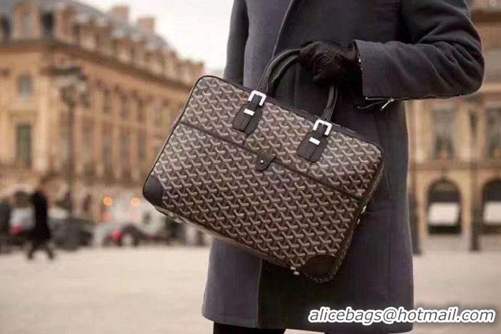 Most Popular Cheap Goyard Ambassade Bag Large Briefcase G2389 Black