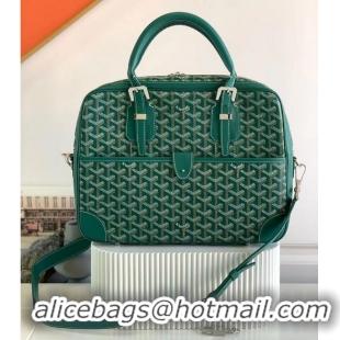 Promotional Goyard Ambassade Bag Small Briefcase G2389 Green