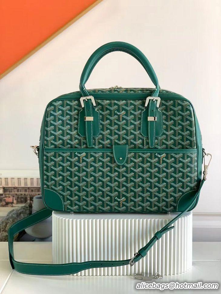 Promotional Goyard Ambassade Bag Small Briefcase G2389 Green