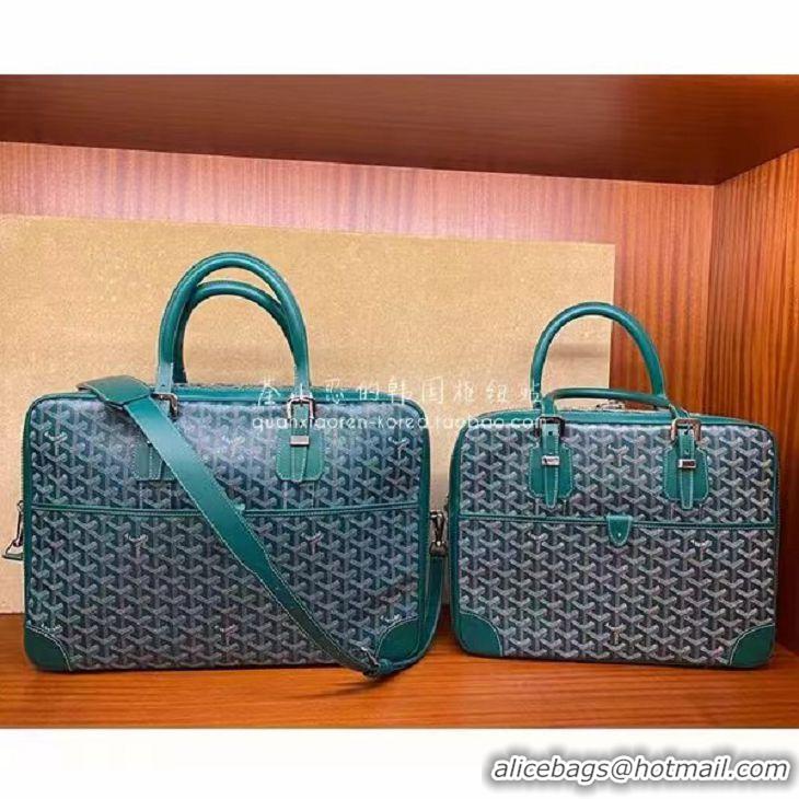 Promotional Goyard Ambassade Bag Small Briefcase G2389 Green