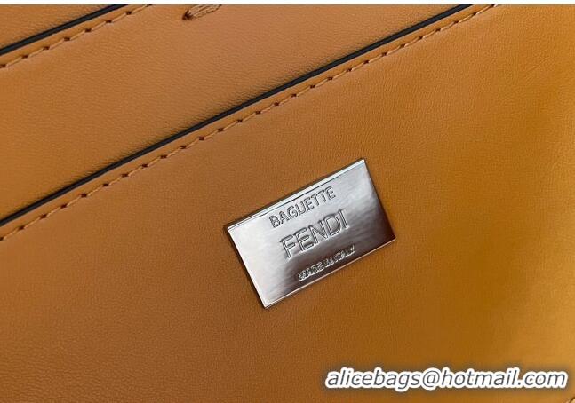 Reasonable Price Tiffany & Co. x Fendi Baguette Medium Bag in FD1629 Brown Smooth Leather 2023