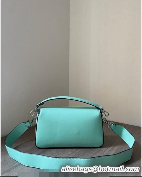 Promotional Tiffany & Co. x Fendi Baguette Medium Bag in FD1629 Tiffany Blue Smooth Leather 2023