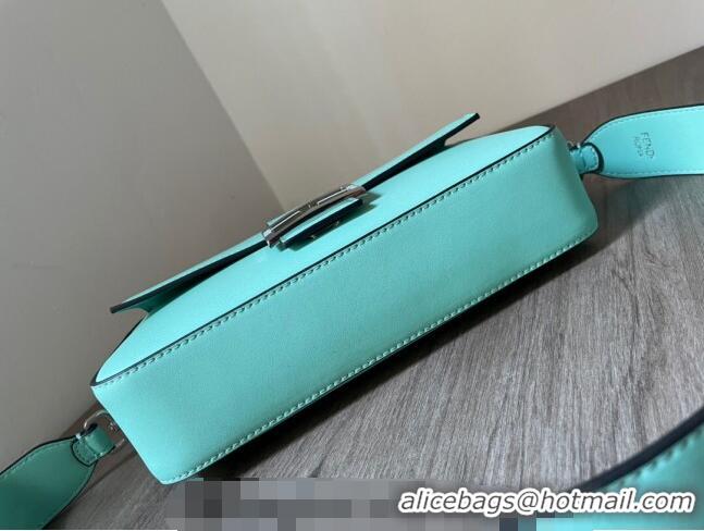 Promotional Tiffany & Co. x Fendi Baguette Medium Bag in FD1629 Tiffany Blue Smooth Leather 2023