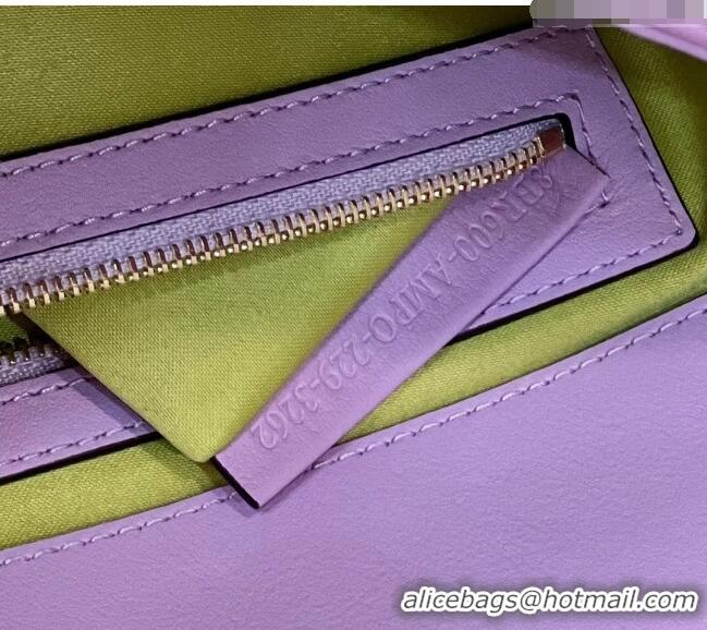 Unique Grade Fendi Baguette Medium Bag in Purple Beads 2023 8599 TOP