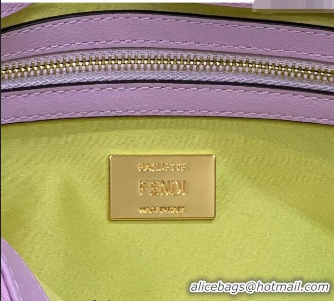 Unique Grade Fendi Baguette Medium Bag in Purple Beads 2023 8599 TOP