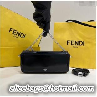 Well Crafted Fendi First Sight Small Bag Charm in 8609S Black Glossy Leather 2023 TOP