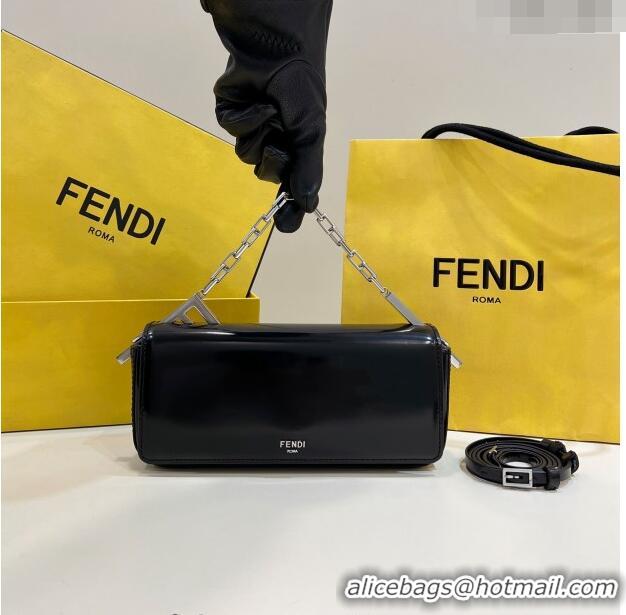 Well Crafted Fendi First Sight Small Bag Charm in 8609S Black Glossy Leather 2023 TOP