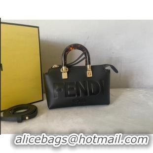 Pretty Style Fendi By The Way Leather Mini Boston Bag FD1645 Black 2023