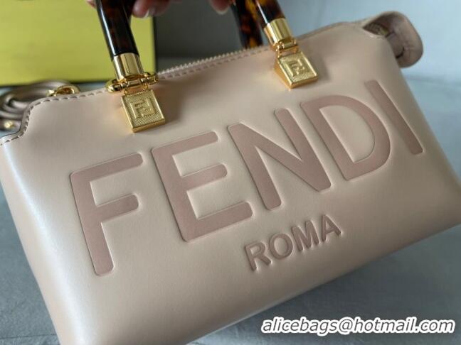 Promotional Fendi By The Way Leather Mini Boston Bag FD1645 Pink 2023