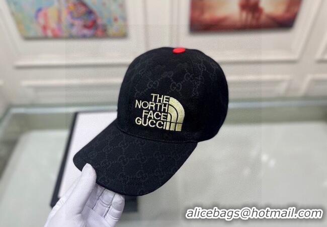 Top Quality The North Face x Gucci Baseball Hat 0105 Black 2023