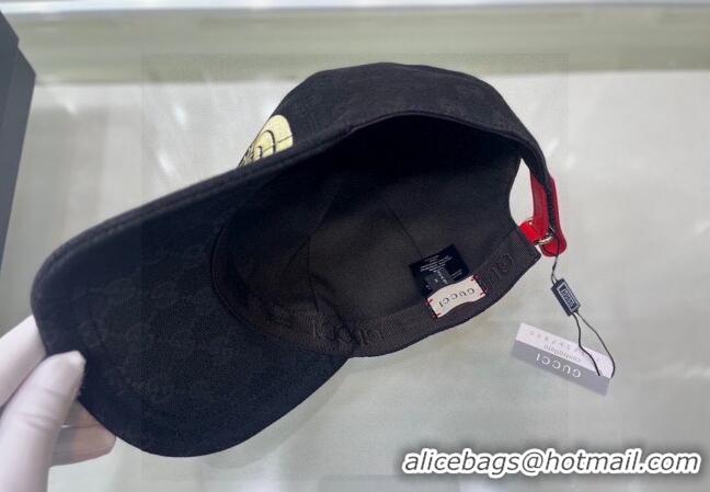 Top Quality The North Face x Gucci Baseball Hat 0105 Black 2023